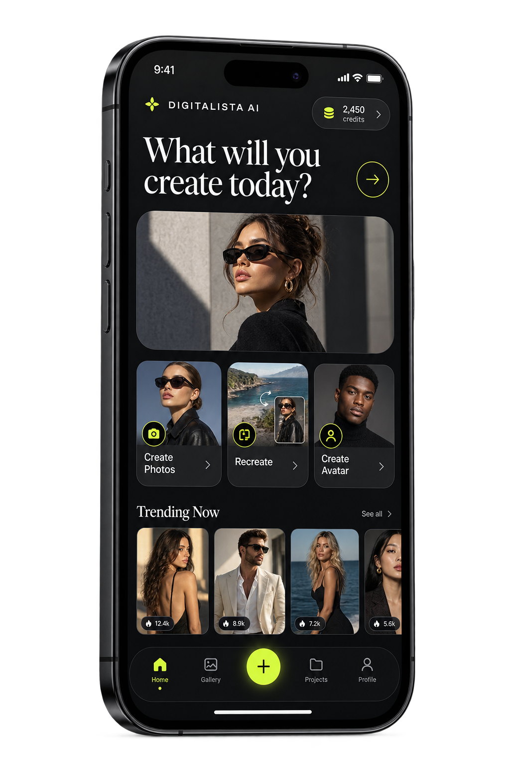 DIGITALISTA AI open on an iPhone 17 Pro Max